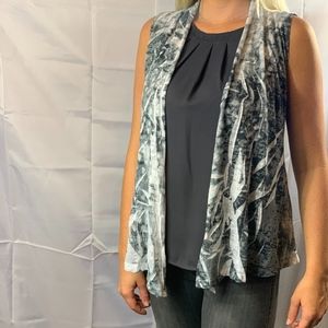 Maurice tie dye vest